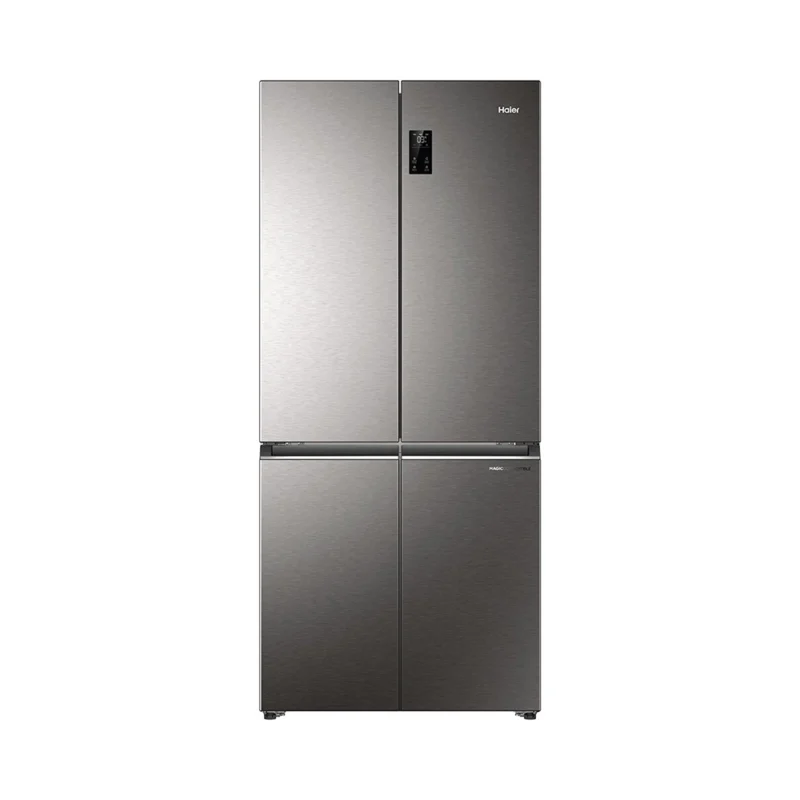 Haier 520L Inox Steel 4-Door Convertible Refrigerator HRB-600IS